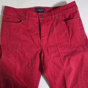 Vintage Chaps Denim Red Jeans Sz 6